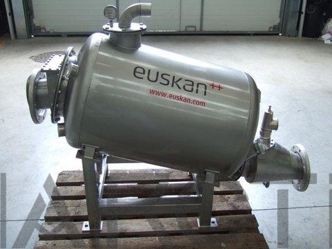 Установка вакуумного насоса Euskan для перекачки рыбы
